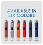 Dotmod DotPod Pro 35W 佩特里皮革開放式注油主機套裝（1000mAh大電池/OLED螢幕/可調氣流/防漏空倉）｜黑：圖片 2