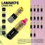 LANA PIX 閃光彈 20000口：首創油芯分離黑科技，定義一次性主機天花板｜🔥水蜜桃
