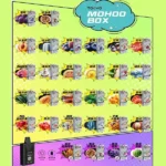 TOKYO MOHOO BOX 東京魔盒 10000口替換煙彈 12mL 1.0Ω鋼網棉芯 涼度可選 魔盒主機專用 44種口味｜水蜜桃：圖片 2